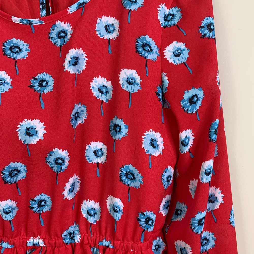 J. crew Factory Floral Dress Long Sleeves - Picture 5 of 11
